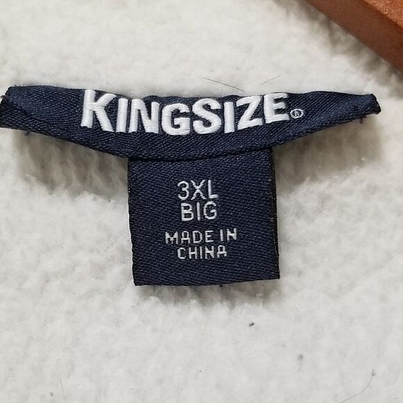 King size mens sherpa lined full zippered hoodie size 3xl big - Picture 3 of 11